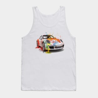 Porche Sports Car Tank Top